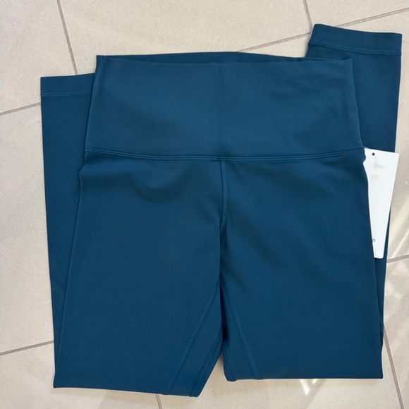 Lululemon Align High-Rise Pant 25"-color Dark Teal-size 8-NWT - Picture 2 of 5